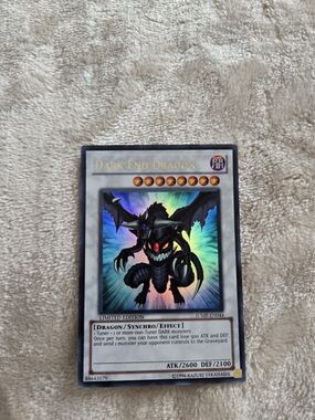 Dark End Dragon Collectible Card - Black